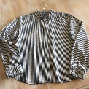 Collard button front shirt